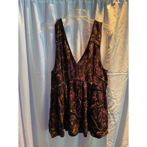 American Eagle purple floral tank